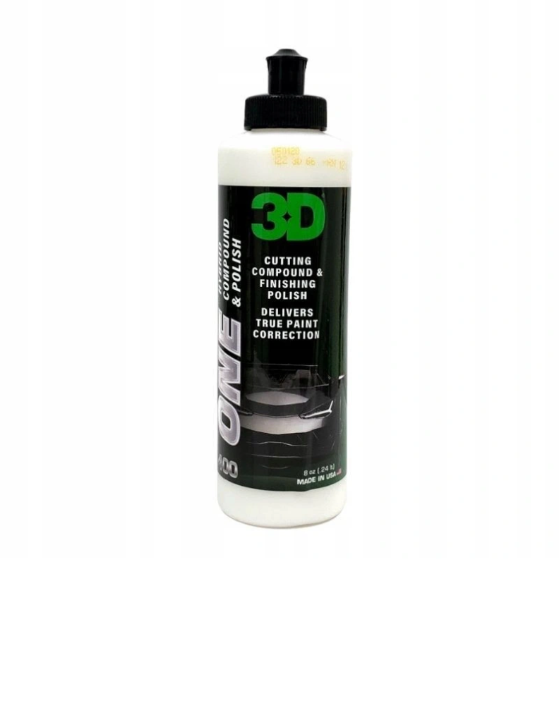 3D Car Care ONE HYBRID Compound&Polish Bardzo skuteczna uniwersalna pasta polerska 237ml